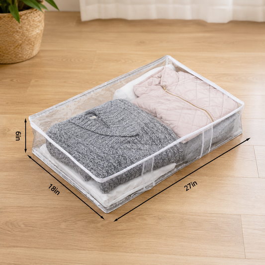 Clear Under Bed Storage Bags