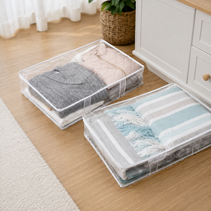 Clear Under Bed Storage Bags