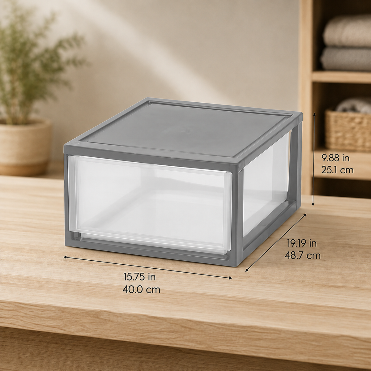 Stackable Under Bed Storage Drawers