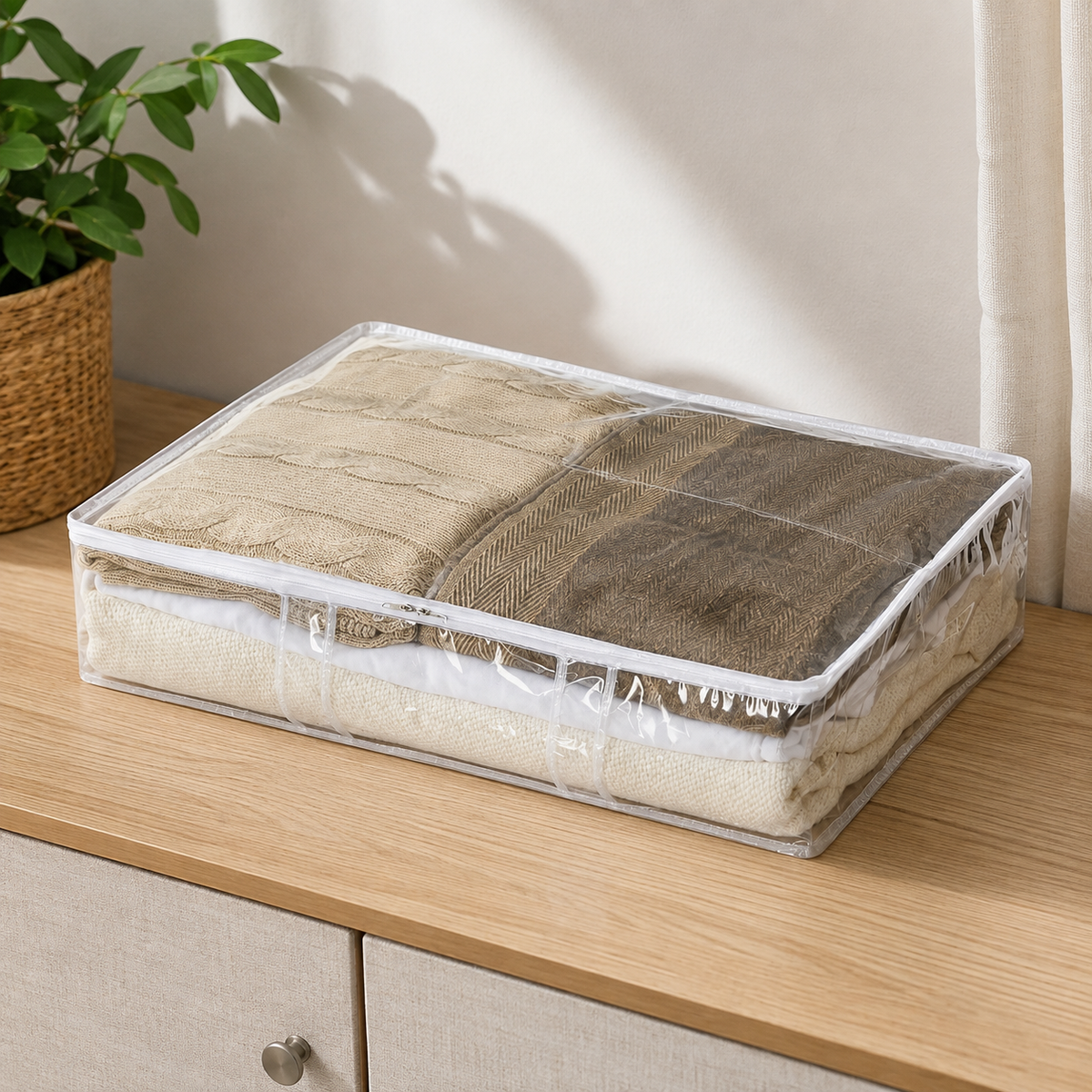 Clear Under Bed Storage Bags