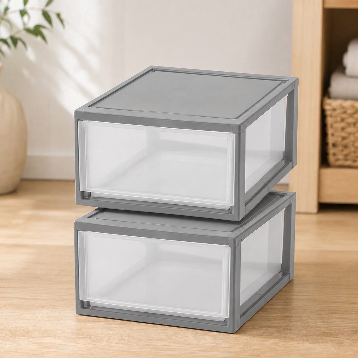 Stackable Under Bed Storage Drawers